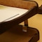 Dacasso Brown Crocodile Embossed Leather Letter Tray AG-2001 - alternate 3